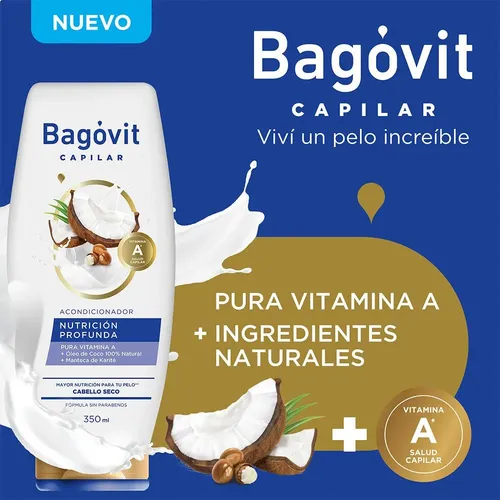 Bagóvit Capilar Nutrición Profunda Acondicionador Pelo Seco