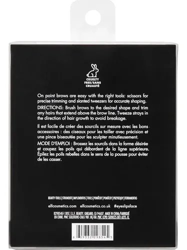 Kit De Cejas E.l.f. Con Tijeras Y Pinzas De Precisión