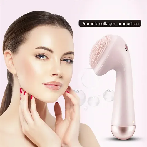 Cepillo Facial Eléctrico De Masaje Vibratorio De Silicona