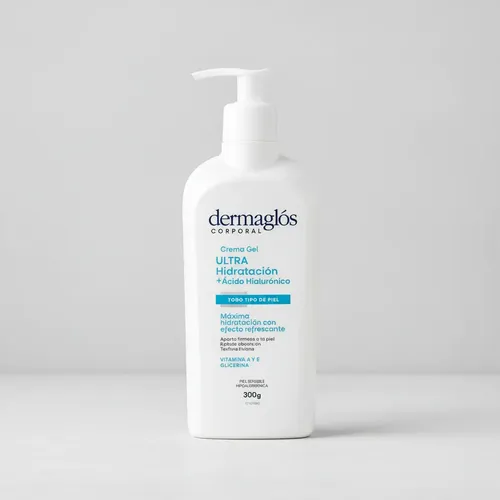 Dermaglos Crema Hidratante Acido Hialuronico 300g X 2
