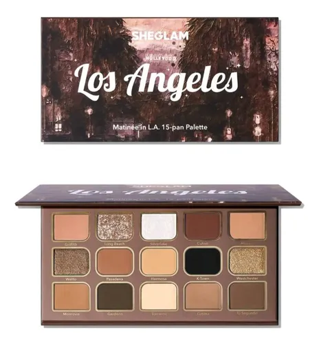 Paleta 15 Sombras Ojos Tonos Calidos Los Angeles Sheglam Tierra