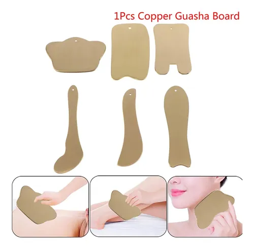 Tabla Gua Sha Cobre Para Masajes Y Acupuntura Spa
