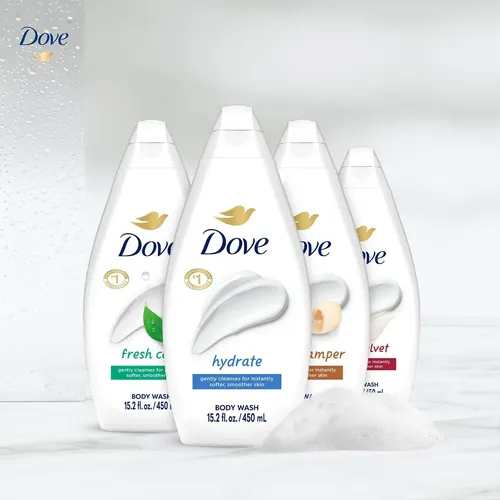 Jabón Líquido Corporal Dove Variedad 6 Unidades 500ml