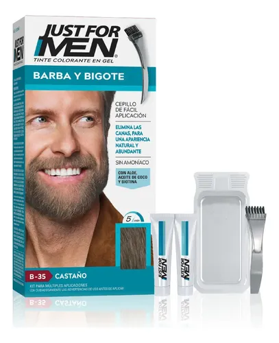 Tintura en Gel Just For Men Barba y Bigote Castaño 28ml
