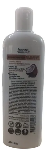Shampoo Y Acondicionador Sin Sulfatos Almendras Frenzzi