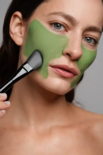 Coony Mascarilla Facial Natural Green Clay Con Arcilla De Ma