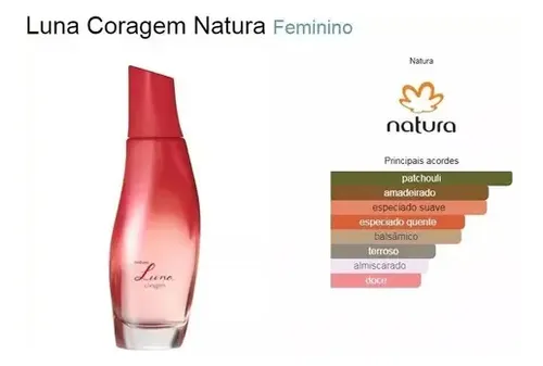 Perfume Femenino Natura Luna Coragem 75ml