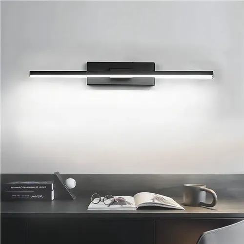 Luces De Espejo Negras Led, Luz Cálida, Luz Neutra.. K