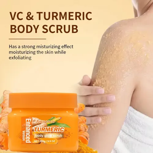 ‘n– 2 Paquetes De Exfoliante Corporal Con Cúrcuma, Limpiador
