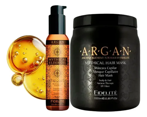 Kit Mythical Argan Fidelite Mascara X1kg Oil 120ml Tendencia