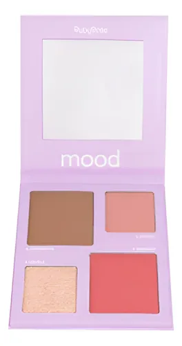 Paleta Ruby Rose Mood Rubor Bronzer Iluminador