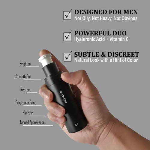 Woak Bb Cc Cream Tinte Hidratante Para Hombre Light