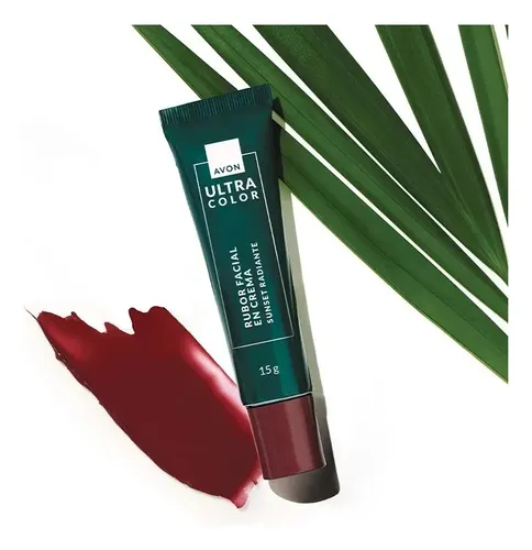Rubor Facial En Crema Hidratante Avon Ultra Color Sunset Radiante