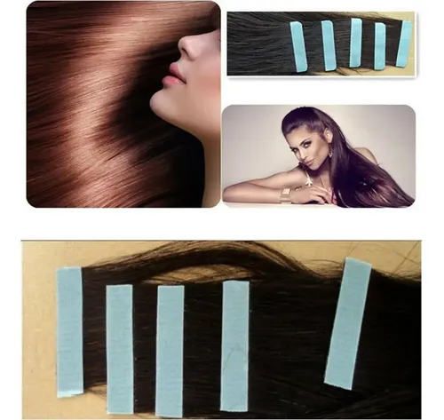 60 Tablillas Doble Cinta Lateral Adhesiva Para Extensiones