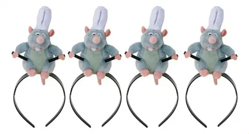 4pcs Diademas Ratatouille, Tarjetas Para El Pelo