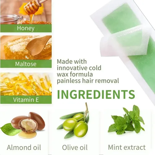 Tira Depiladora Con Aloe Vera Depilacion Facial X30 Bandas