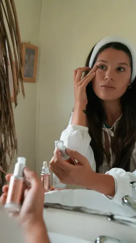 Crema Contorno De Ojos Antiage Antiarrugas Hidratante MNG Skin Todo Tipo De Piel Noche