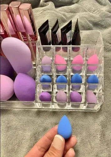 Set De Esponjas De Maquillaje Urradia Mini Multicolor 10 Pie