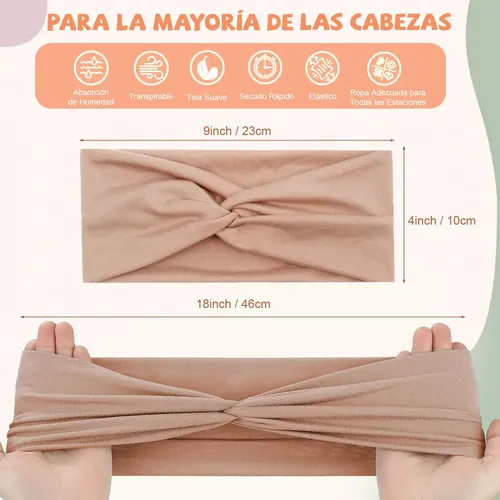 12 Piezas Banda Deportiva Para El Cabello P