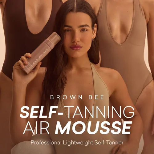 Mousse Autobronceador Brown Bee Air 200 Ml Vegano Y Perfumad
