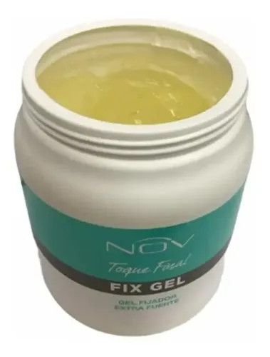 Gel Fijador Extra Fuerte Nov Fix Gel Peluqueria X 980 Grs