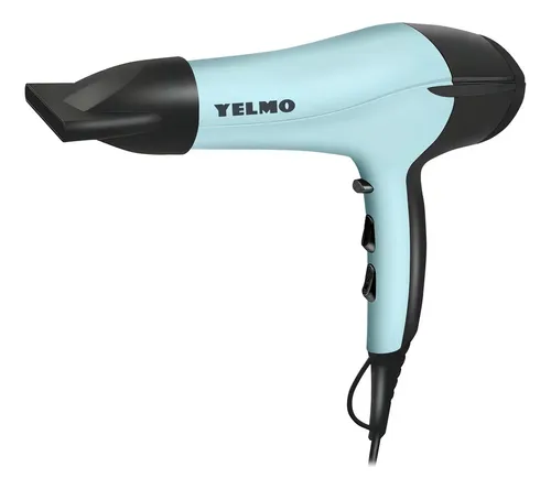 Secador Pelo Profesional 2200w Tourmaline Ion Yelmo Sc-3630 Color Celeste