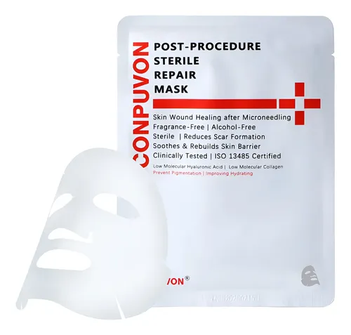 Máscara Facial Reparadora Esteril Post-procedimiento X 5