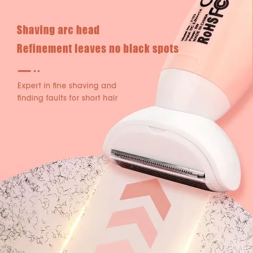 Depiladora Eléctrica 5 En 1 Recargable Para Mujer Pink
