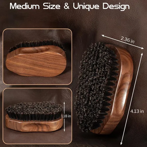 Groomage Cepillo De Barba For Hombres, Cepillo De Barba Y