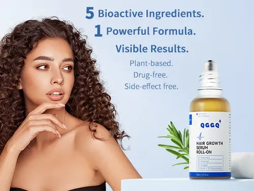 Qggq Hair Growth Serum Roll On Crecimiento Real Cabello