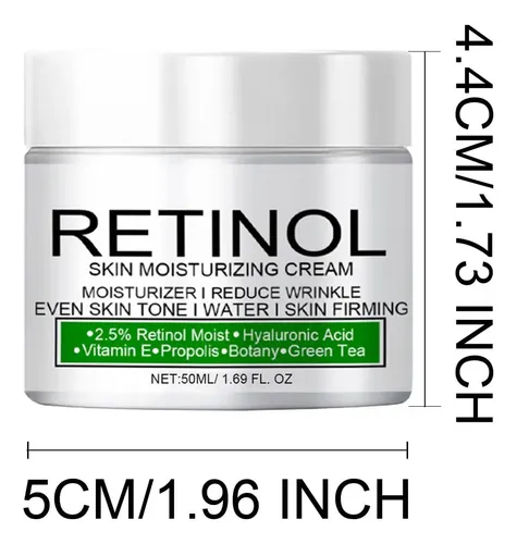 Crema Hidratante Con Retinol Antienvejecimiento, 2 ^.^