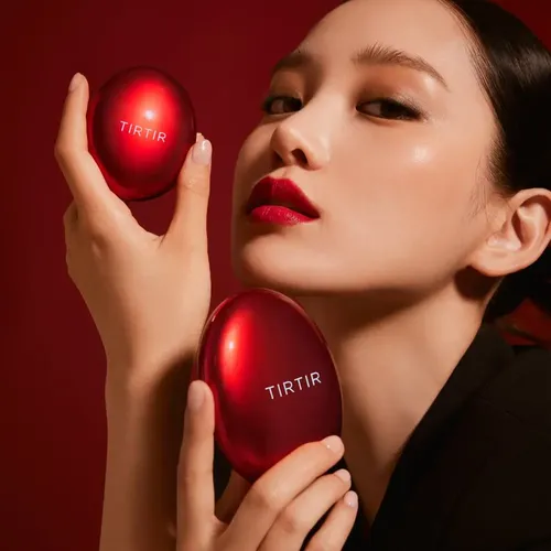 TIRTIR Mask Fit Red Cushion 27N CAMEL 18g Cobertura, Larga Duración e Hidratación