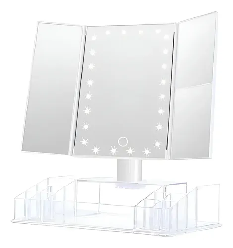 Organizador Y Espejo 180° Con Luz Zoom X2 Y X 3