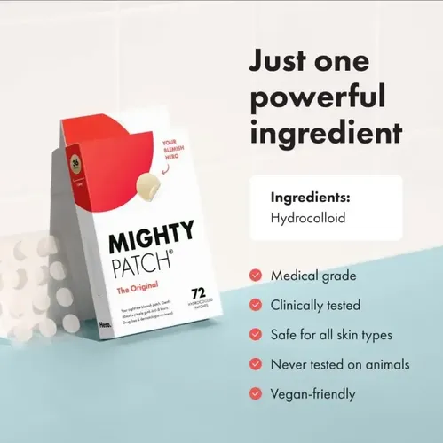 Parche Para El Acné Mighty Patch 36u Elimina Granitos