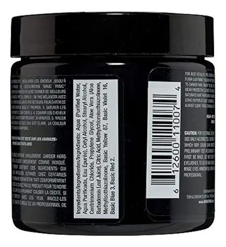Manic Panic Classic Raven – Tinte Semipermanente Vegan 4oz