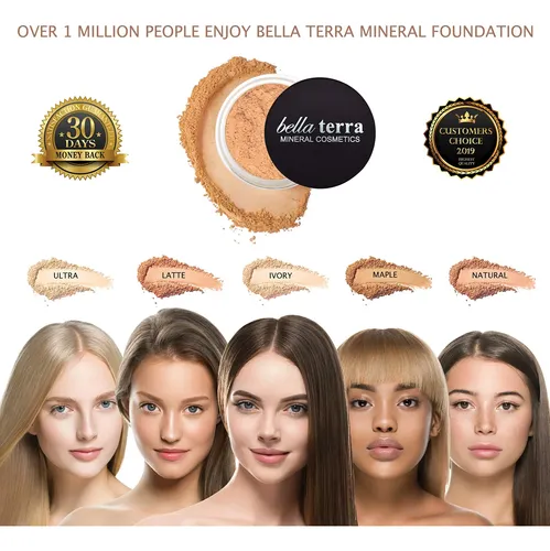 Base De Maquillaje En Polvo Mineral Bella Terra |