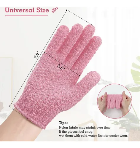 Guantes Exfoliantes Evridwear 3 Pares Multicolor
