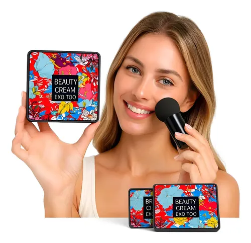 Beauty Cream Exo Too Pack X1 Base Compacta Con Esfera