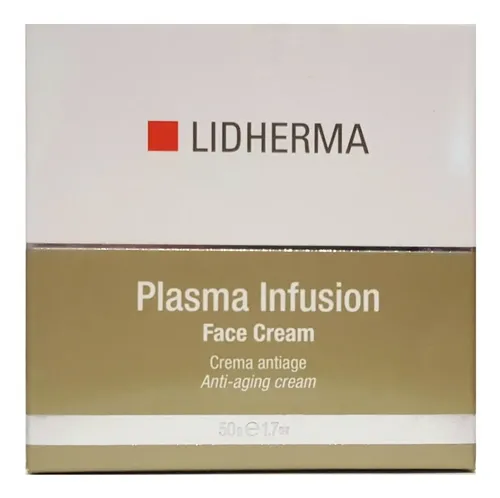Crema Facial Lidherma Plasma Infusion Antiedad + contorno de ojos Apto Todo Tipo de piel