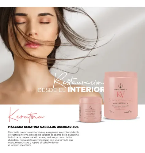 Keratina Ossono Shampoo Mascara Bifase Phiface Combo Kit  Crema