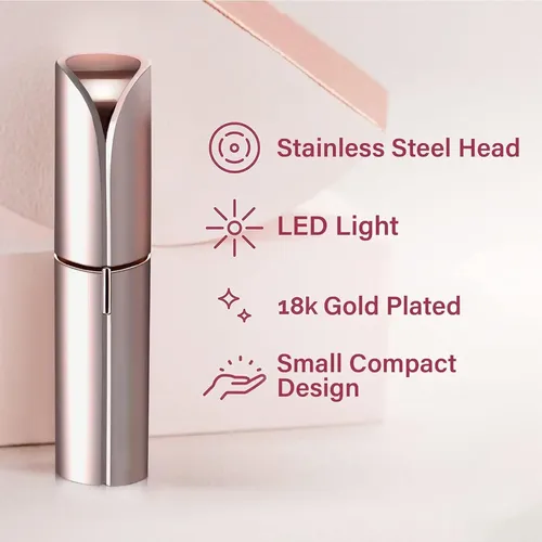 Depiladora Facial Eléctrica Para Mujer, Tamaño Compacto