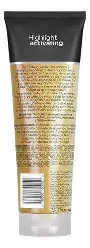 Acondicionador Potenciador De Reflejos Sheer Blonde Jhon Frieda