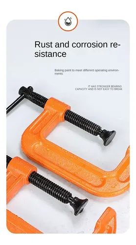 Pinza Para Carpintería En Forma De G, Grande Y Gruesa, Unive