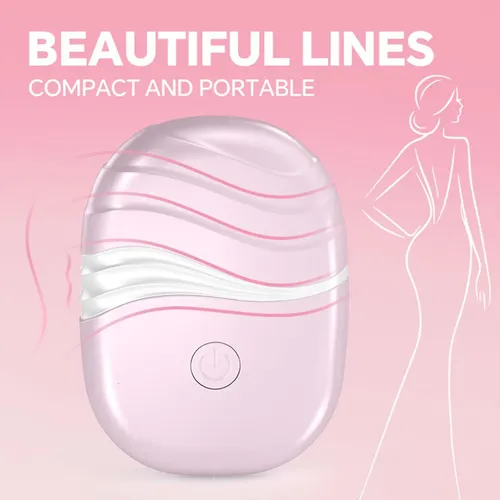 Afeitadora Eléctrica Para Mujer, Recortadora De Bikini Rosa