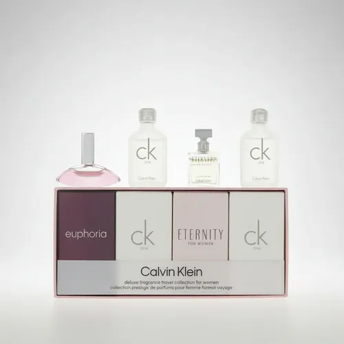 Set 4 Piezas Calvin Klein Ck Edp 5 Ml X 4 Mini Perfume Mujer