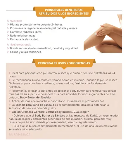 Body Butter De Sándalo Just