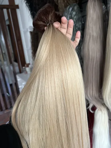 Extensiones De Cabello Orgánico Rubio Medio