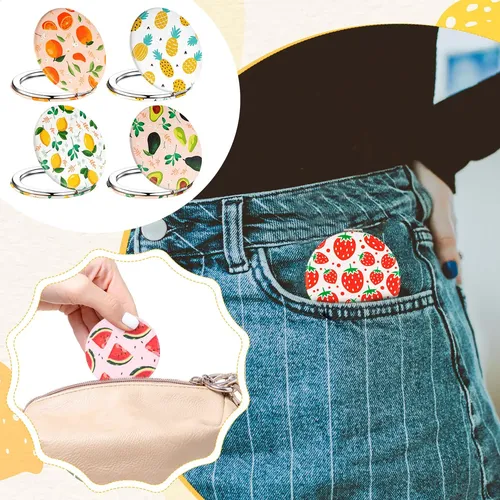 Espejos Compactos Vicenpal Diseño Frutas Con Aumento 2x