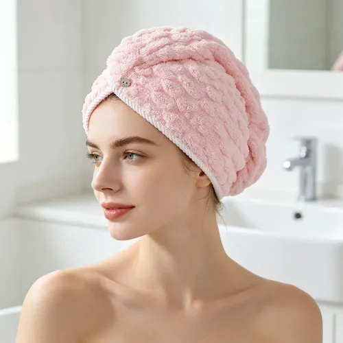 Un Gorro De Baño Cloud Velvet Velvet Dry