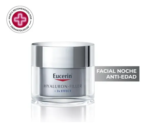 Eucerin Hyaluron Filler Noche 50ml Rellena Arrugas Antiedad